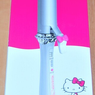 ***ヤマダ電機オリジナル　HERBRelax ハーブリラックス HELLO KITTY ヘアアイロン 44ｍｍ RHA-R44C1(新品)***の画像