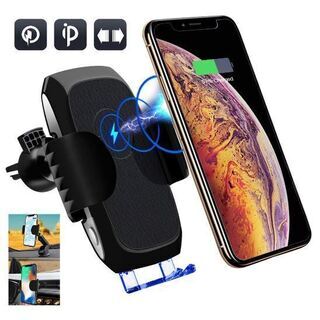 【令和2019最新版】車載Qi ワイヤレス充電器 車載 ホルダー...