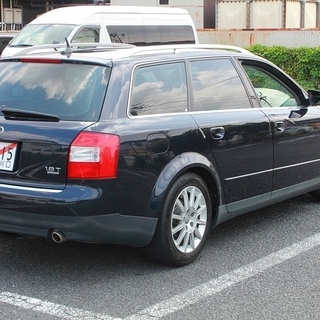 ★予備車検付★アウディA4アバント★1.8T(TURBO!)クワトロ★HDDナビ(フルセグTV)/純正アルミ/車高調サス他 の画像