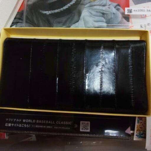 未使用品 ウナギの皮財布。