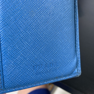 プラダ PRADA 長財布 水色の画像