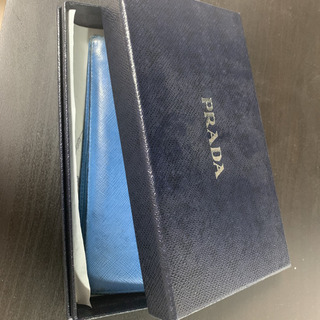 プラダ PRADA 長財布 水色の画像