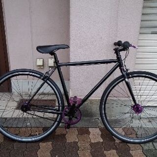 [SE Bikes]700c ピストバイクブラックｘパープル
