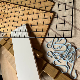 ネットフェンス パイン集成材 フック  脚 お値下げしました！の画像