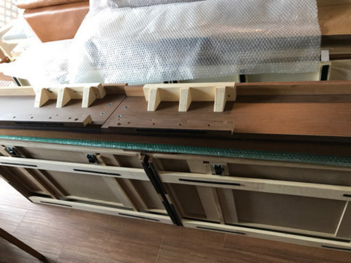 【売却済】無印良品 収納付きシングルベッド