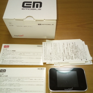イーモバイル　ポケットWIFI　GL10P　箱入り　