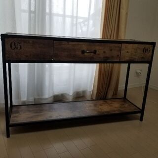引き出し付きの棚　引き取り