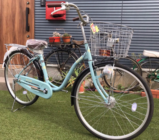 ☆新品☆ アサヒサイクル ママチャリ LEDオートライト 26インチ