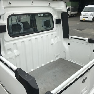 スマ軽　保証付き！　車検ほぼ２年！　ハイゼットデッキバン　　白896