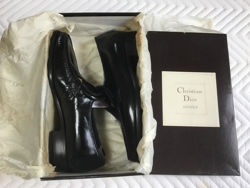 クリスチャンディオール　革靴 黒　未使用