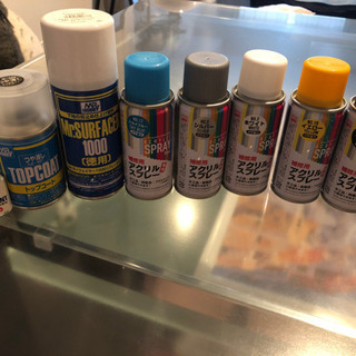 (模型製作)アクリルスプレー トップコート等