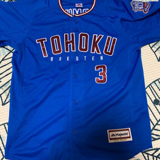 楽天イーグルス 浅村選手 TOHOKU BLUE ユニフォームの画像