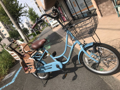 子供乗せ自転車※電動ではありません。