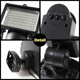 新品■充電式 60LEDソーラーライト■人感センサー 最強発光量８５０ルーメン。の画像