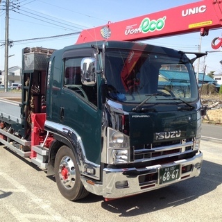 月収30万円～　7㌧　10㌧ユニックドライバー募集