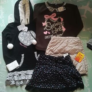 女児160 秋冬物 新品含む9点