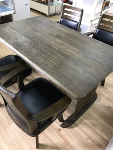 木製ダイニングテーブルセット