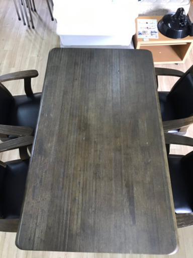 木製ダイニングテーブルセット