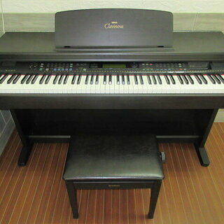 ss0078　ヤマハ　電子ピアノ　クラビノーバ　CVP-92　椅子付き　YAMAHA　Clavinova　デジタルピアノ　ダークブラウン　88鍵盤　ペダル付　自動伴奏　鍵盤楽器    