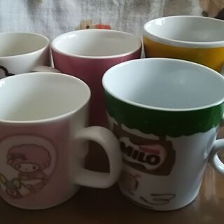 マグカップ5つ