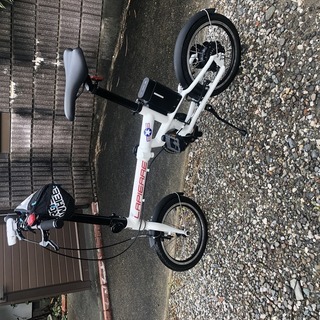 電動アシスト？の折りたたみ自転車（ジャンク）