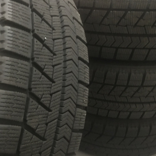 116-4ブリヂストンVRX155/65R14ダイハツ純正アルミホイール付4本セット14×4.5J +45 2018年製造