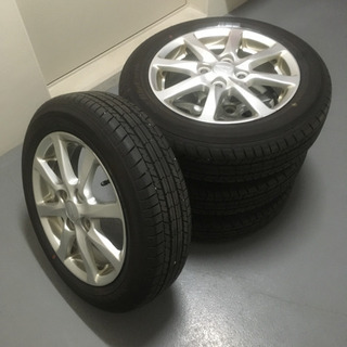 ダイハツ純正アルミホイールホイール YOKOHAMA ice GUARD IG50 155/65R14 スタッドレス ミラ ムーブ タント ココア アトレー エッセ  155&frasl;65R14ダイハツ純正アルミホイールとタイヤ２本セット⓶ - メルカリ