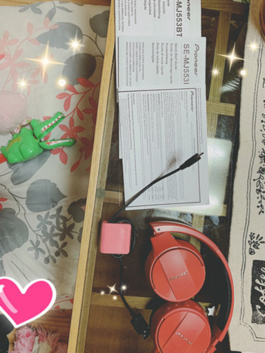 美品✩.*˚ヘッドフォン✩.*˚赤 早い者勝ち✩.*˚