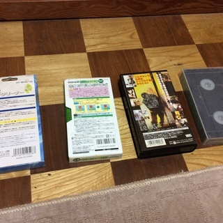 【取引成立】●無料● ビデオ ビデオヘッドクリーナー ３点 まとめて 差し上げます。＊期間限定＊石川県＊美川よりの画像