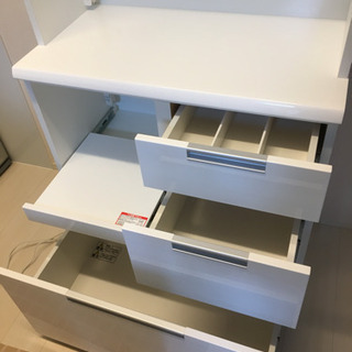 ニトリ　DAHLIAー80KB 80KB 家具・インテリア ニトリ キッチンラック ダリア 幅100cm 収納