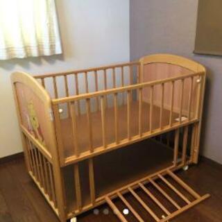 商談中✳️カトージベビーベッド&西川プーさん布団セット♡おまけ付き♡の画像