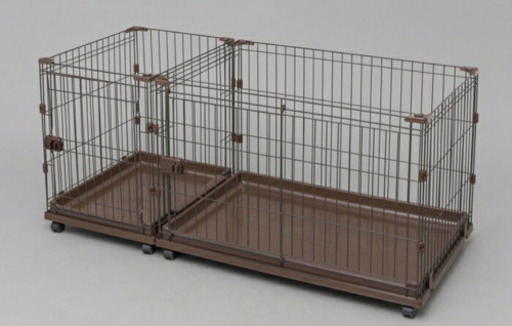 アイリスオーヤマ P-CS-1400 コンビネーションサークルブラウン犬用 猫用 犬猫兼用ケージ