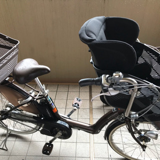新基準 ヤマハ PAS チャイルドシート 2人乗せ