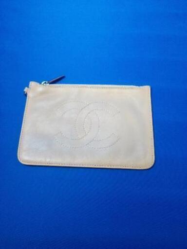 シャネルラムスキンポーチCC ココマーク