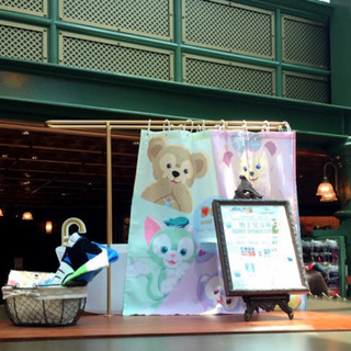 ダッフィフレンズ シャワーカーテン