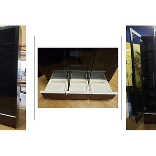 ガラス扉付き本棚 H21 美品 お薦め品！ ガラス扉付き 本棚】