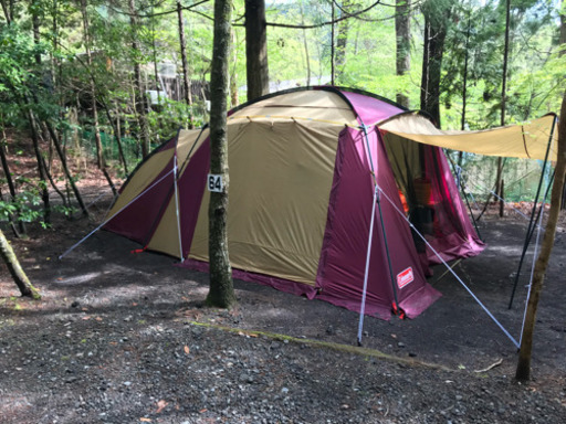 〔3回使用〕コールマン ラウンドスクリーン2ルームハウス テント