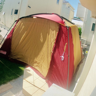 3回使用〕コールマン ラウンドスクリーン2ルームハウス テント