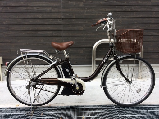 地域限定　ヤマハ　パス　リチウム　26インチ　茶色　6AH　アシスタ　ビビ　神戸市　電動自転車