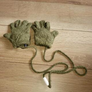 恐竜の手袋と帽子の画像