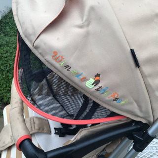 プーさん ベビーカー 対面式にも。生後1ヶ月〜（わけあり）の画像