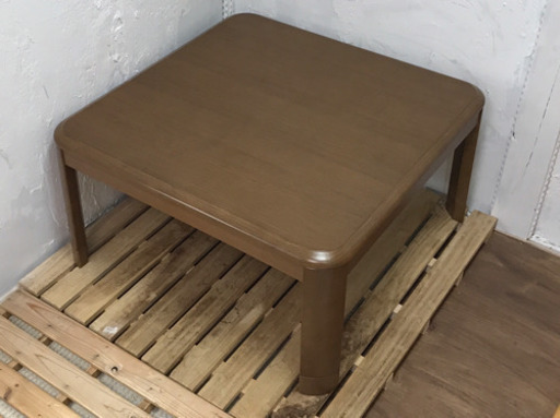 山善 正方形家具調こたつ WG-F80H