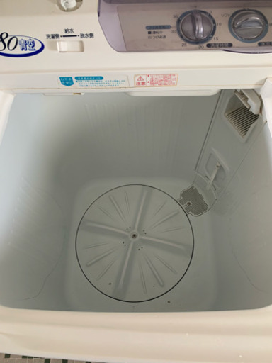 日立2層式洗濯機、8kg、2016年製