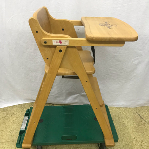 折りたたみ式 木製ベビーチェア