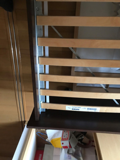 IKEA ダブルベッド フレーム マットレス付き 美品