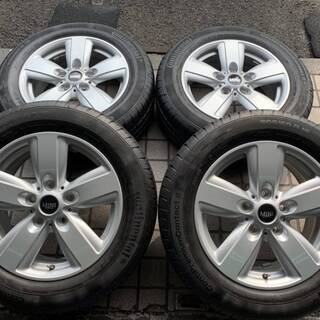 MAK・JACKIY シルバー(5H/120) 16インチ 4本セット ミニ・クロスオーバー（Ｒ６０）、ペースマン（Ｒ６１）など