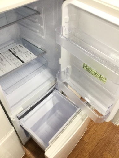 1年保証！シャープ製 2ドア冷蔵庫