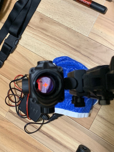 ［取引中]［中古］サバゲー始めたい方に  M4 マガジン、スコープ等セット