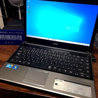 Windows10！Core i3搭載！メモリ6GB！バッテリー6時間表示！13インチノートパソコン！