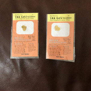24k gold sticker 電磁波遮断ステッカー 韓国 新品 未使用の画像